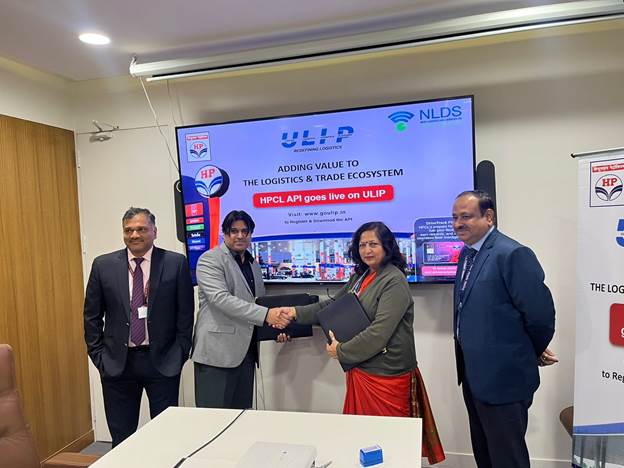 HPCL Signs Agreement with NLDS for Integration of API with Unified Logistics Interface Platform (ULIP) Indiawirenow.com