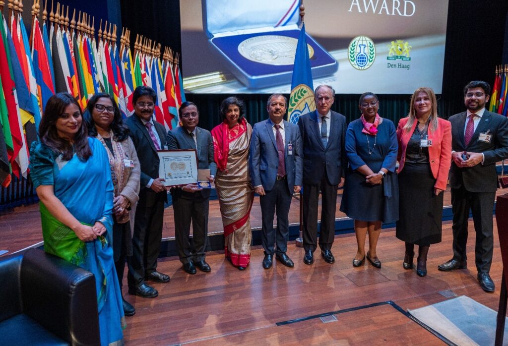 Indian Chemical Council Wins 2024 OPCW-The Hague Award Indiawirenow.com