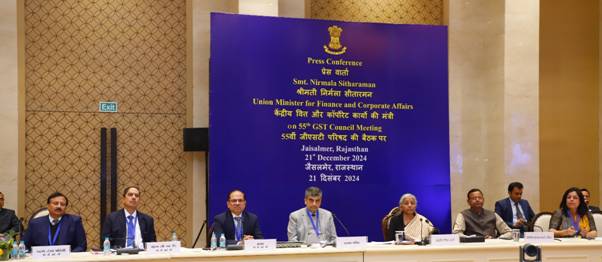 Recommendations of the 55th Meeting of the GST Council Indiawirenow.com