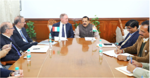 The two Ministers focused on advancing collaborative efforts in science, technology, innovation, and Space exploration.

India and Italy enjoy a long-standing partnership in scientific research, particularly through the Synchrotron facility, Elettra, in Trieste.

Italy’s interest in expanding cooperation with India across sectors such as Space technology and advanced manufacturing prominently highlighted

Senior Italian Minister Adolfo Urso, currently on India visit, calls on Union Minister of State (Independent Charge) Dr. Jitendra Singh to discuss extension of bilateral cooperation indiawirenow.com