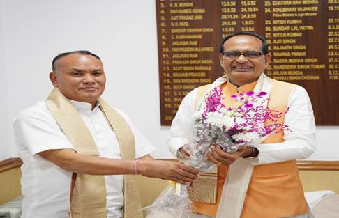 Sikkim Agriculture Minister Shri Puran Kumar Gurung calls on Union Agriculture and Farmers’ Welfare and Rural Development Minister Shri Shivraj Singh Chouhan in New Delhi Indiawirenow.com