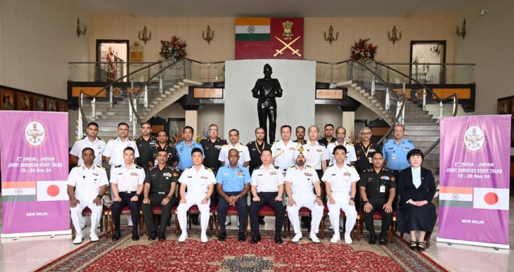 The 2nd India-Japan Joint Service Staff Talks conclude in New Delhi Indiawirenow.com