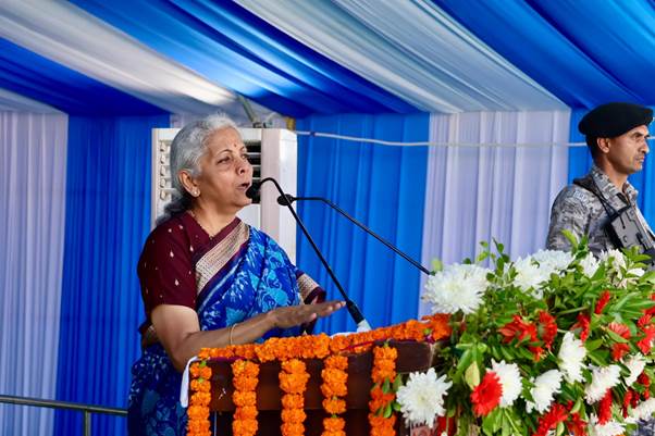 Union Minister for Finance and Corporate Affairs Smt. Nirmala Sitharaman chairs Credit Outreach Programme at Madhubani, Bihar, today Indiawirenow.com