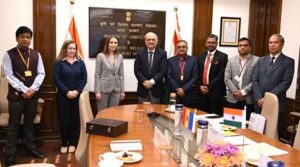 Ms. Ana Taban, Moldovan Ambassador to India pays courtesy visit to Dr. Devesh Chaturvedi Secretary at Krishi Bhawan New Delhi indiawirenow.com