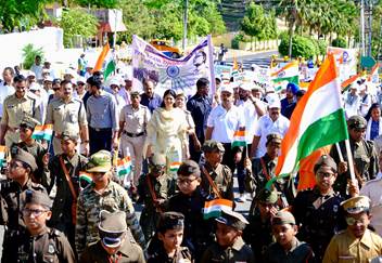 Shree Vijyapuram (Port Blair) Resonates with Patriotism as Union Minister Smt. Raksha Nikhil Khadse Leads 'JAI HIND' Padyatra Indiawirenow.com