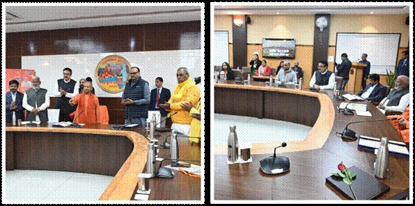 UP Chief Minister Yogi Adityanath launched All India Radio's special FM channel 'Kumbhvani' and 'Kumbh Mangal Dhwani' in Prayagraj today Indiawirenow.com