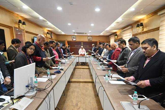 Union Minister Shri Jitan Ram Manjhi administered a Pledge on TB Mukt Bharat on 28.01.2025 Indiawirenow.com