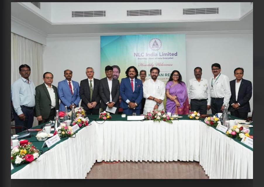 Union Minister for Coal and Mines Shri G. Kishan Reddy reviewed the Progress of NLCIL Projects at Chennai Indiawirenow.com