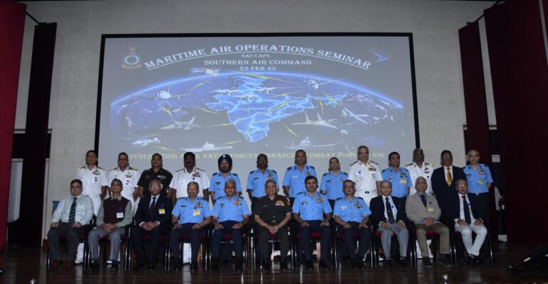 CDS Gen Anil Chauhan emphasizes need for Synergised Air & Naval Operations at the seminar on Enhancing Combat Power in the Indian Ocean Region IndiaWireNOW.com