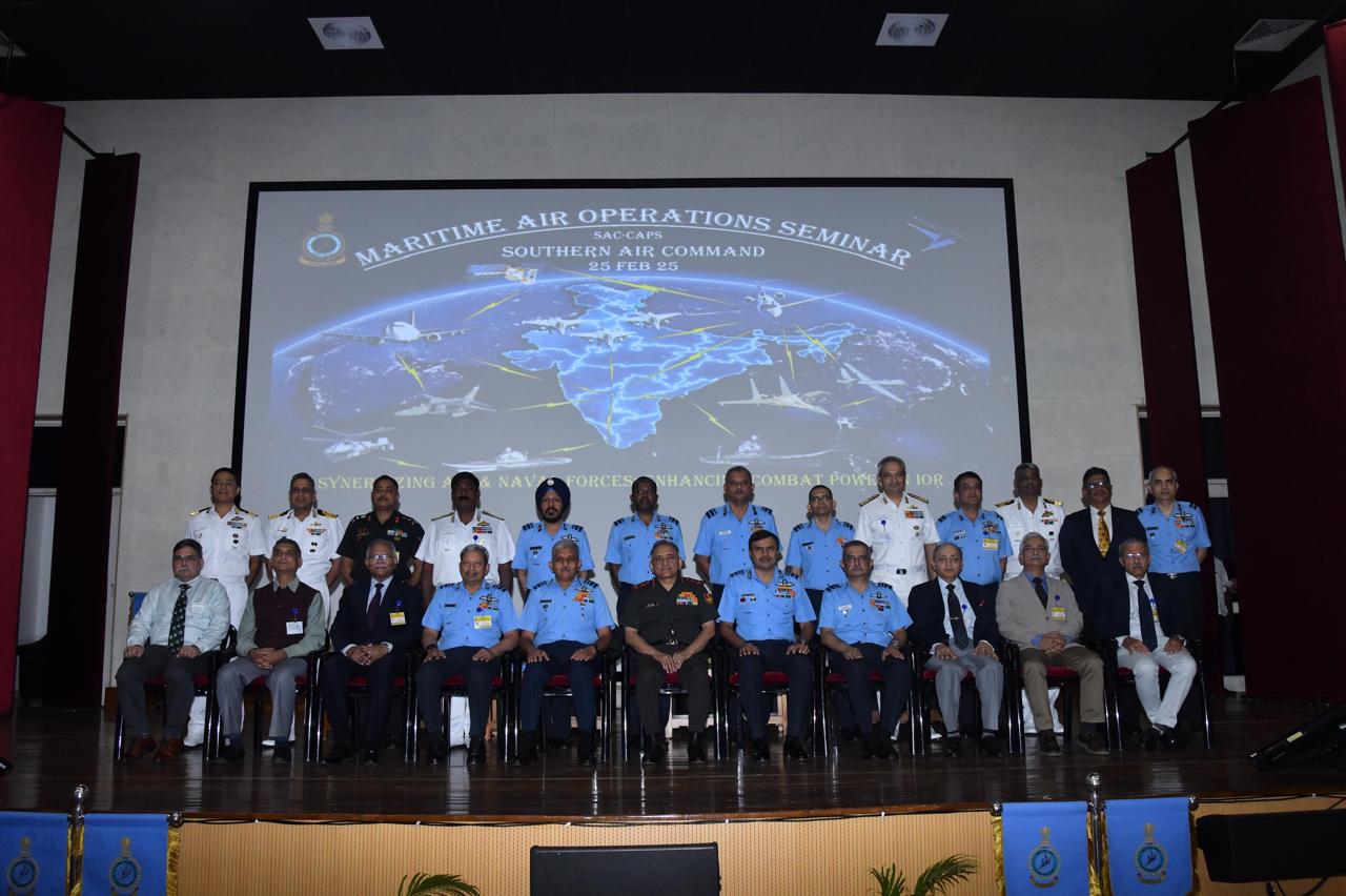 CDS Gen Anil Chauhan emphasizes need for Synergised Air & Naval Operations at the seminar on Enhancing Combat Power in the Indian Ocean Region IndiaWireNOW.com